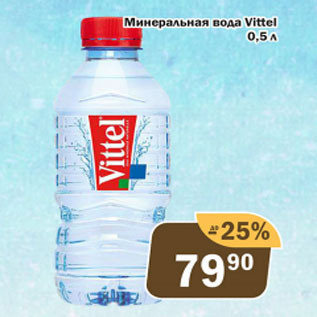 Акция - Минеральная вода Vittel