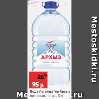 Акция - Вода Архыз