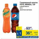 Метро Акции - Газированный напиток
PEPSI, MIRINDA, 7UP