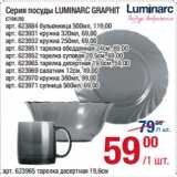 Магазин:Метро,Скидка:Серия посуды LUMINARC GRAPHIT
стекло