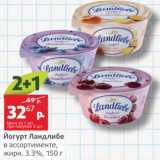 Магазин:Виктория,Скидка:Йогурт Ландлибе