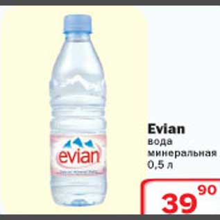 Акция - Evian вода минеральная