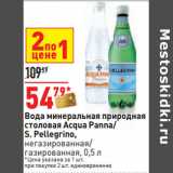 Магазин:Окей,Скидка:Вода минеральная природная
столовая Aсqua Panna/
S. Pellegrino,
негазированная/