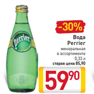 Акция - Вода Perrier