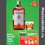 Магазин:Карусель,Скидка:Виски
BALLANTINES
FINEST
40%,