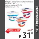Магазин:Я любимый,Скидка:ЙОГУРТ двухслойный термостатный Молком
персик,малина 3,3%
натуральный 4%