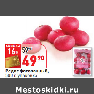 Акция - Редис фасованный,