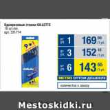 Метро Акции - Одноразовые станки GILLETTE