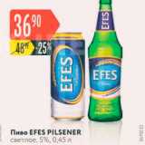 Карусель Акции - Пиво EFES PILSENER