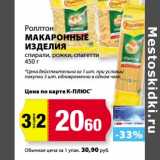 Магазин:К-руока,Скидка:Макаронные изделия спирали, рожки, спагетти, Роллтон