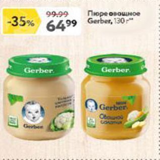 Акция - Пюре Gerber