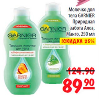 Акция - Молочко для тела Garnier