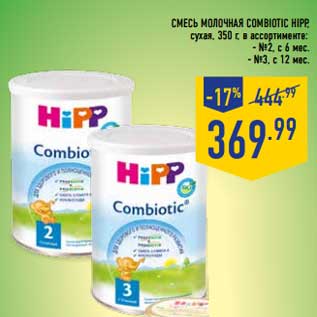 Акция - Смесь молочная Combiotic Hipp сухая