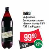 Магазин:Spar,Скидка:Пиво
«Афанасий
Экспериментальное
лёгкое» тёмное 4.5 % 