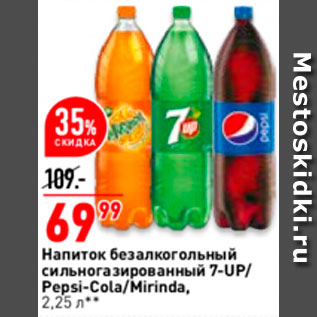 Акция - Напиток 7-Up/Pepsi/Mirinda