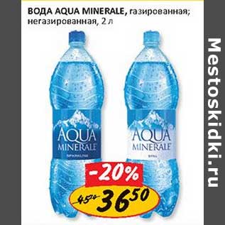 Акция - Вода Aqua Minerale