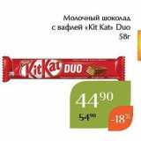 Молочный шоколад с вафлей «Kit Kat» 