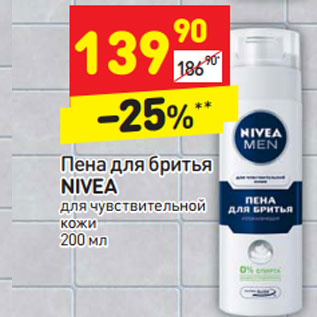 Акция - Пена для бритья Nivea