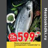 Магазин:Окей,Скидка:Лосось потрошеный
охлажденный с головой п/ф 1-4,