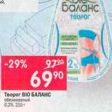 Перекрёсток Акции - Творог Bio Баланс 0,2%