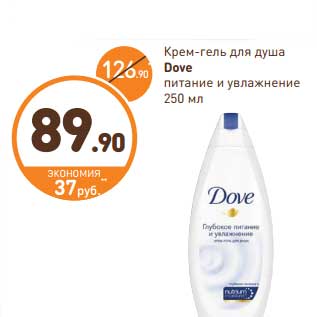 Акция - Крем-гель для душа Dove