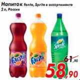 Магазин:Седьмой континент,Скидка:Напиток Fanta, Sprite