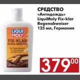 Магазин:Наш гипермаркет,Скидка:СРЕДСТВО «Антидождь» LiquiMoly Fix-klar