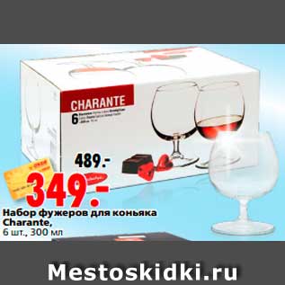 Акция - Набор фужеров для коньяка Charante