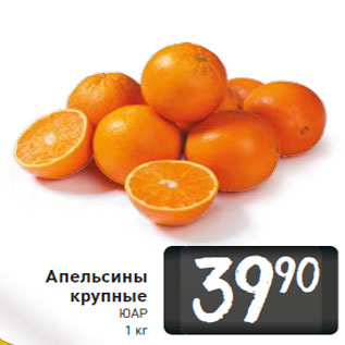 Акция - Апельсины крупные