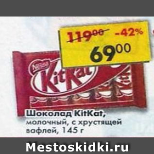 Акция - Шоколад Kit Kat
