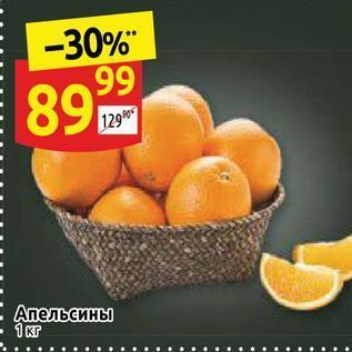 Акция - Aпельсины 1 Kr
