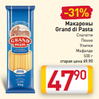 Акция - Макароны Grand di Pasta