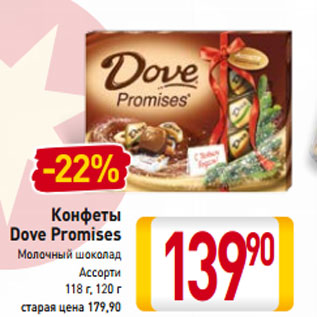 Акция - Конфеты Dove Promises