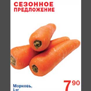 Акция - Морковь