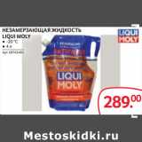 Selgros Акции - НЕЗАМЕРЗАЮЩАЯ ЖИДКОСТЬ
LIQUI MOLY
● -20 °С
● 4 л