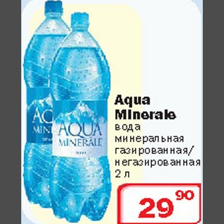 Акция - Вода минеральная Aqua minerale