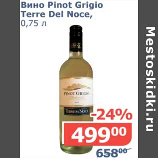 Акция - Вино Pinot Grigio Terre Del Noce
