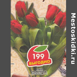 Акция - Букет тюльпанов