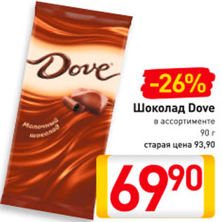 Акция - Шоколад Дав