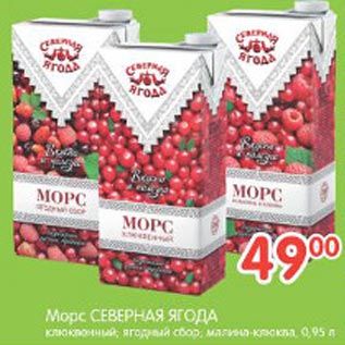 Акция - Морс Северная Ягода