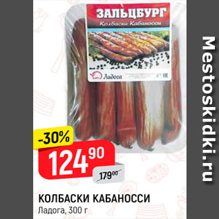 Акция - Колбаски Кабаносси