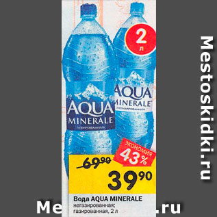 Акция - ВОДА Aqua Minerale