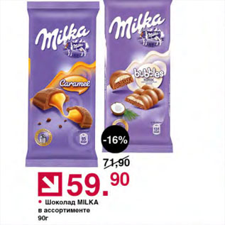 Акция - Шоколад MILKA