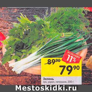 Акция - Зелень