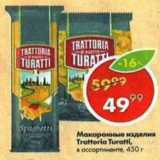 Магазин:Пятёрочка,Скидка:Макаронные изделия Trattoria Turatti