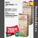 Spar Акции - Вино
«Дон Симон» 11%
1 л