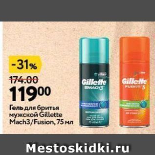 Акция - Гель для бритья мужской Gillette