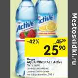 Магазин:Перекрёсток,Скидка:Вода Aqua Minerale Active 