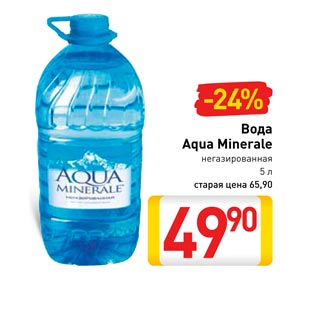 Акция - Вода Aqua Minerale