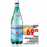 Магазин:Окей,Скидка:Вода минеральная столовая S.Pellegrino